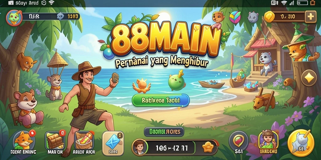 Tampilan gameplay seru di 88MAIN yang menghibur.