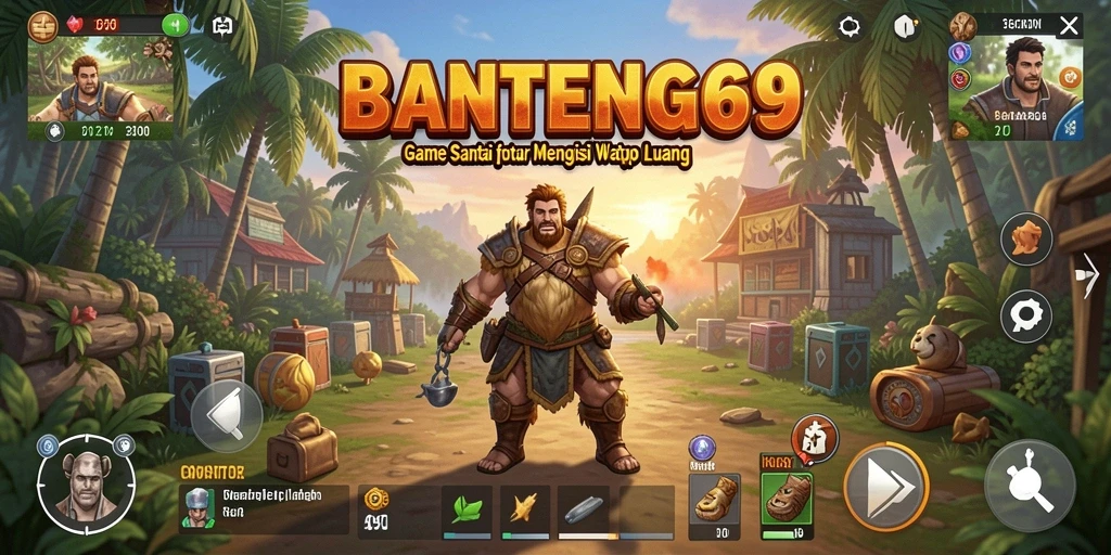 Screenshot gameplay BANTENG69 yang menampilkan suasana bermain yang santai.