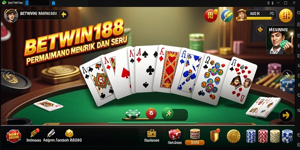 Tampilan gameplay seru dalam permainan domino BETWIN188.