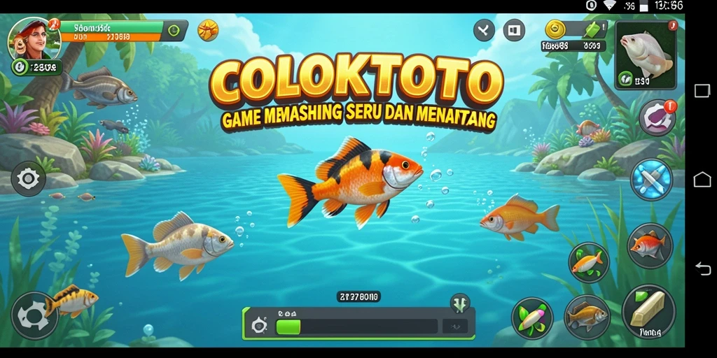 Tangkapan ikan yang menarik dalam gameplay COLOKTOTO.