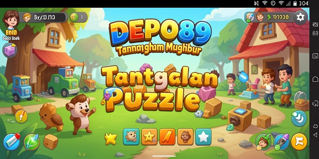 Tampilan gameplay DEPO89 dengan teka-teki menantang dan menarik.