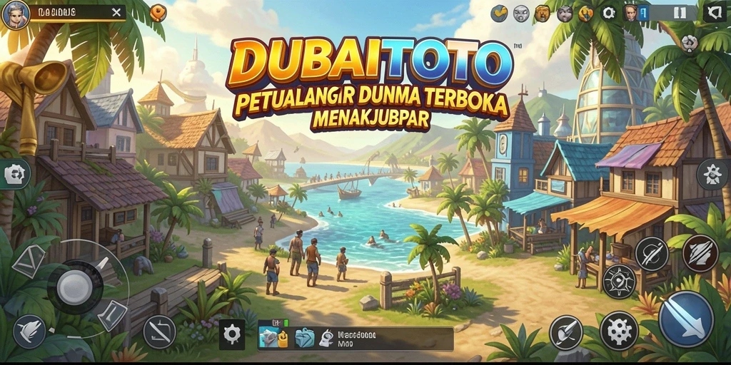 Gameplay DUBAITOTO menampilkan dunia terbuka yang luas dan penuh petualangan.