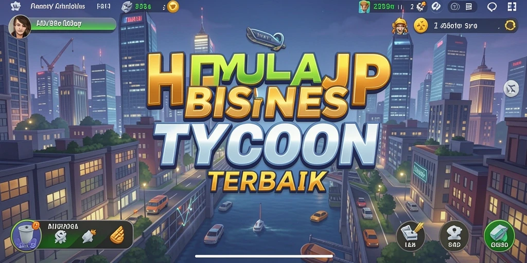 Tampilan gameplay Tycoon yang interaktif dan menarik di HARAPJP.