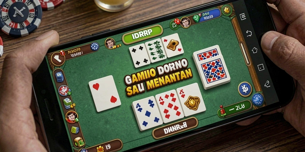 Gameplay seru dan interaktif dari game Domino IDRRP.