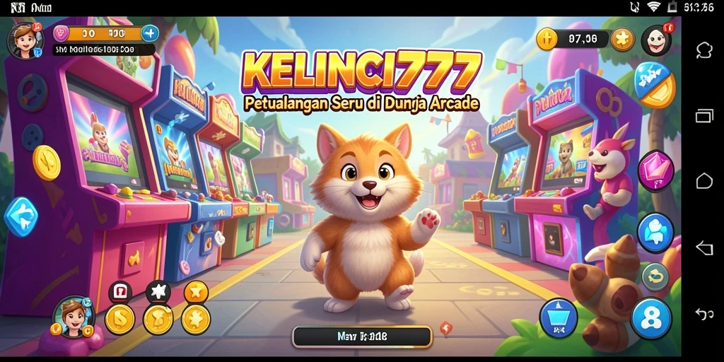 Screenshot utama KELINCI777 menampilkan aksi seru dalam permainan Arcade.