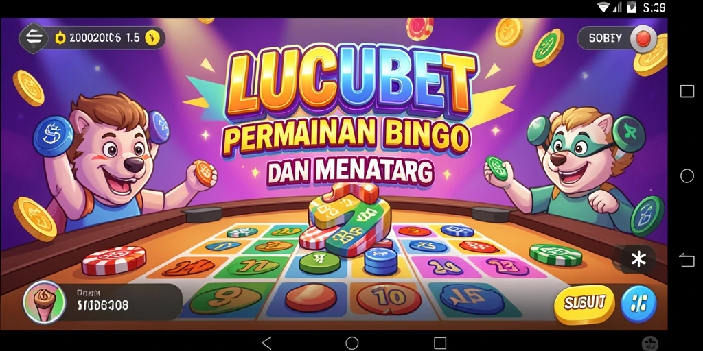 Tampilan menarik dari gameplay LUCUBET Bingo yang seru.