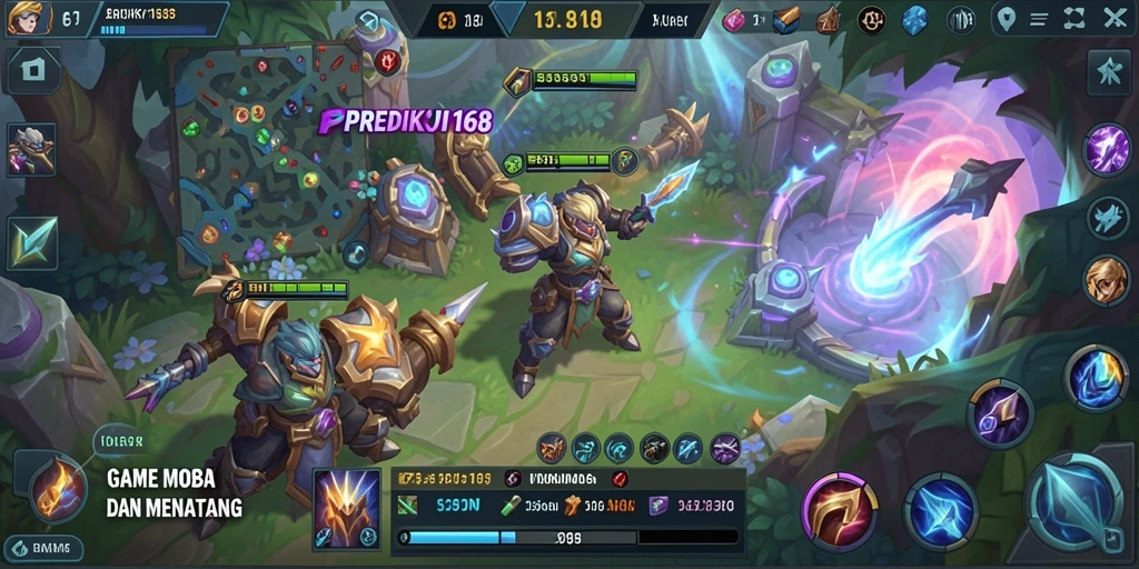 Gameplay seru dalam pertempuran MOBA di PREDIKSI168.