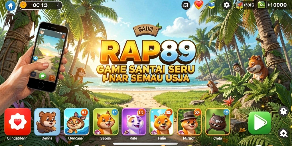 Tampilan gameplay seru dan penuh warna dari RAP89.