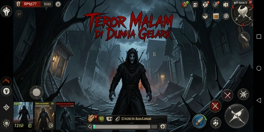 Gameplay menakutkan dengan atmosfer horor yang mencekam.