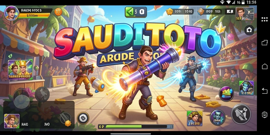 Tangkapan layar utama menunjukkan gameplay menyenangkan di SAUDITOTO.
